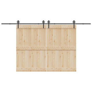 liugukse tarvikute komplekt 400 cm terasest, must