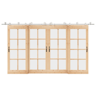 liuguksetarvikute komplekt, 200 cm, roostevaba teras, hõbedane