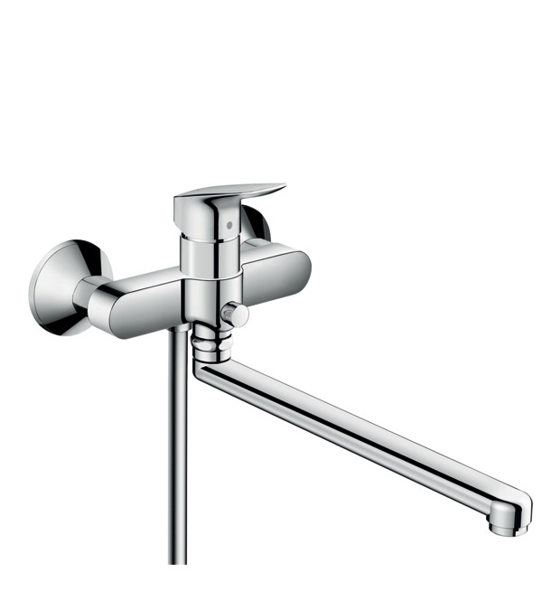 Hansgrohe Logis Single lever bath mixer with long spout 71402000