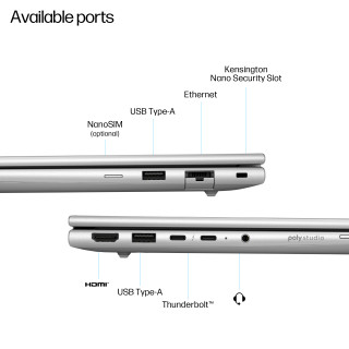 HP EliteBook 6 G1i 14 - Ultra 5-225U, 16GB, 512GB SSD, 14 WUXGA 400-nit AG, 5MP IR cam, WWAN-ready, Smartcard, FPR, US backlit keyboard, 56Wh, Win 11 Pro, 3 years