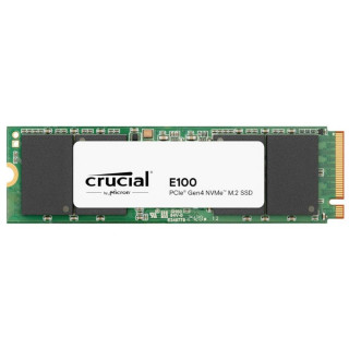 SSD|CRUCIAL|E100|480GB|M.2|PCIe Gen4|NVMe|3D NAND|Write speed 2500 MBytes/sec|Read speed 4500 MBytes/sec|CT480E100SSD8