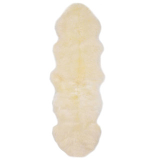 Ковер из овечьей шкуры, 60 x 180 см, белый