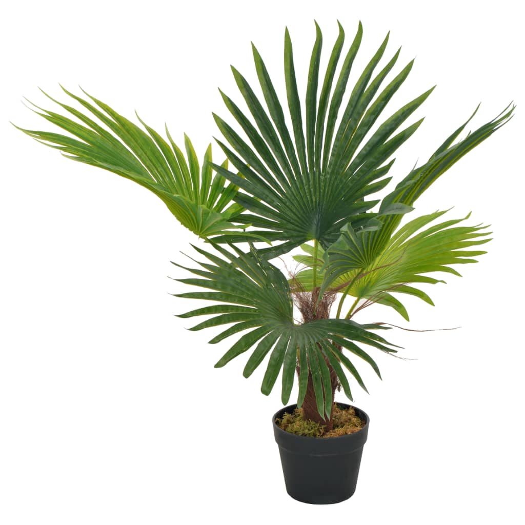 kunsttaim palm lillepotiga 70 cm, roheline