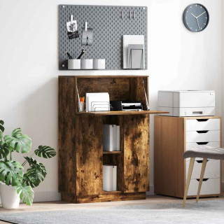 Tööpink Suitsutatud tamm 71.5 x 31.5 x 106.5 cm Tehispuit