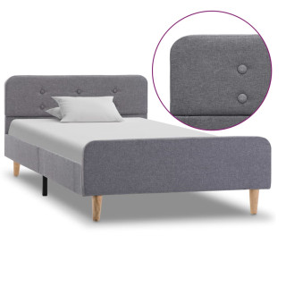 voodiraam, helehallist kangast, 90 x 200 cm