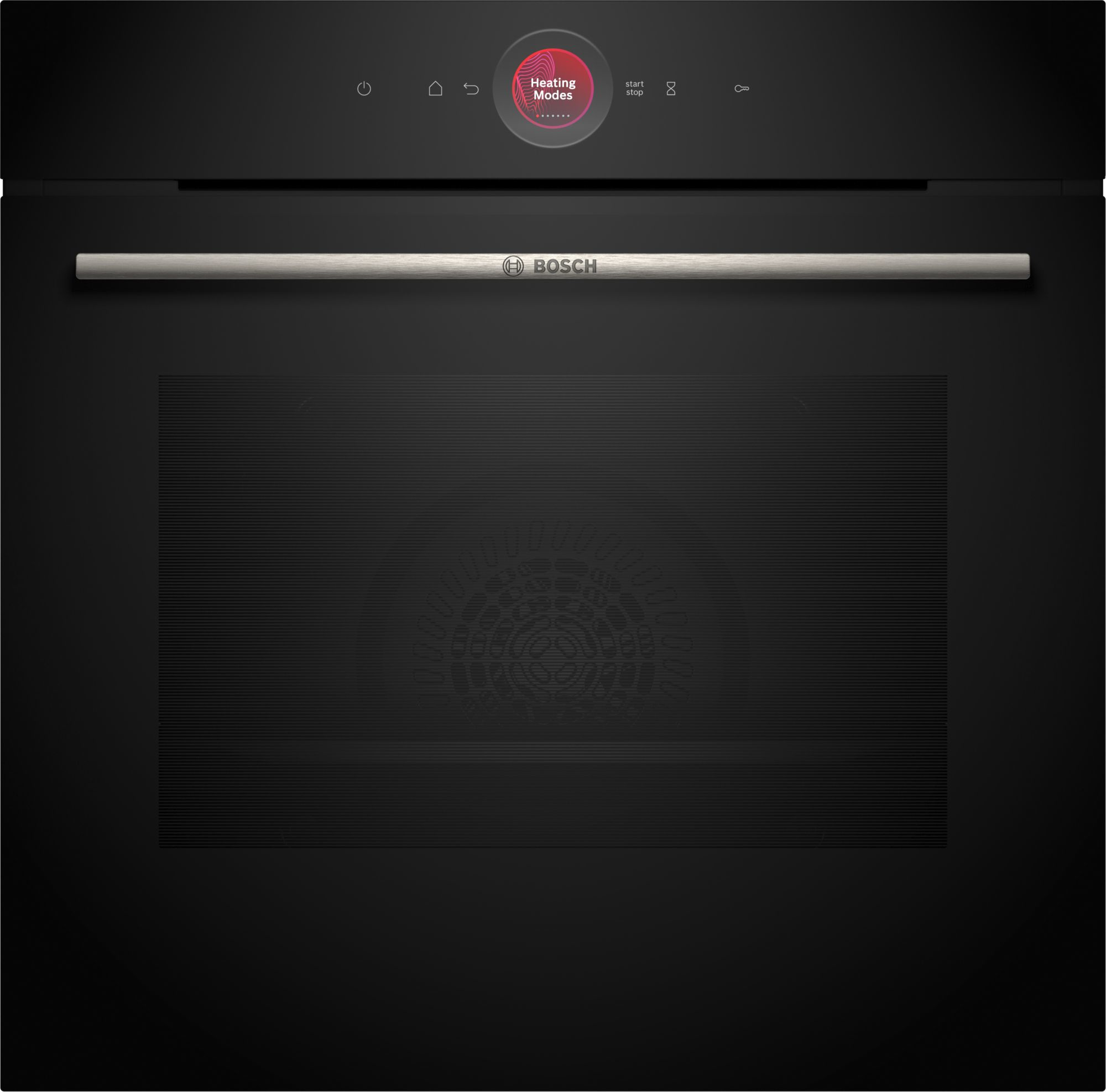 Stiilne musta värvi Bosch ahi