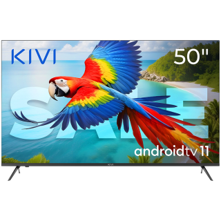50, UHD, Android TV 11, Black, 60 Hz, AV1, Sound 2x12W, 65 kWh/1000h, Energy F, WiFi5G, BT5.1, 4xHDMI, 2xUSB, Blue Remote, 24 months