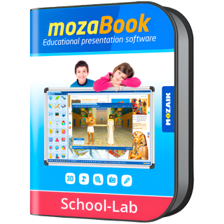 mozaBook SCHOOL-LAB - один выбранный язык / одно устройство / 1 год