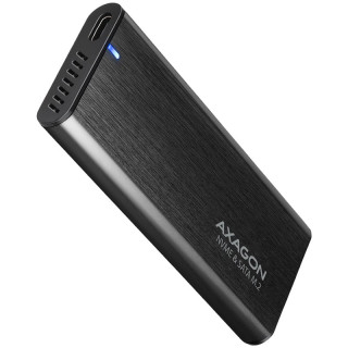 Axagon Внешний металлический корпус USB-C 3.2 Gen 2 для M.2 NVMe и SATA SSD дисков. Безвинтовая установка.