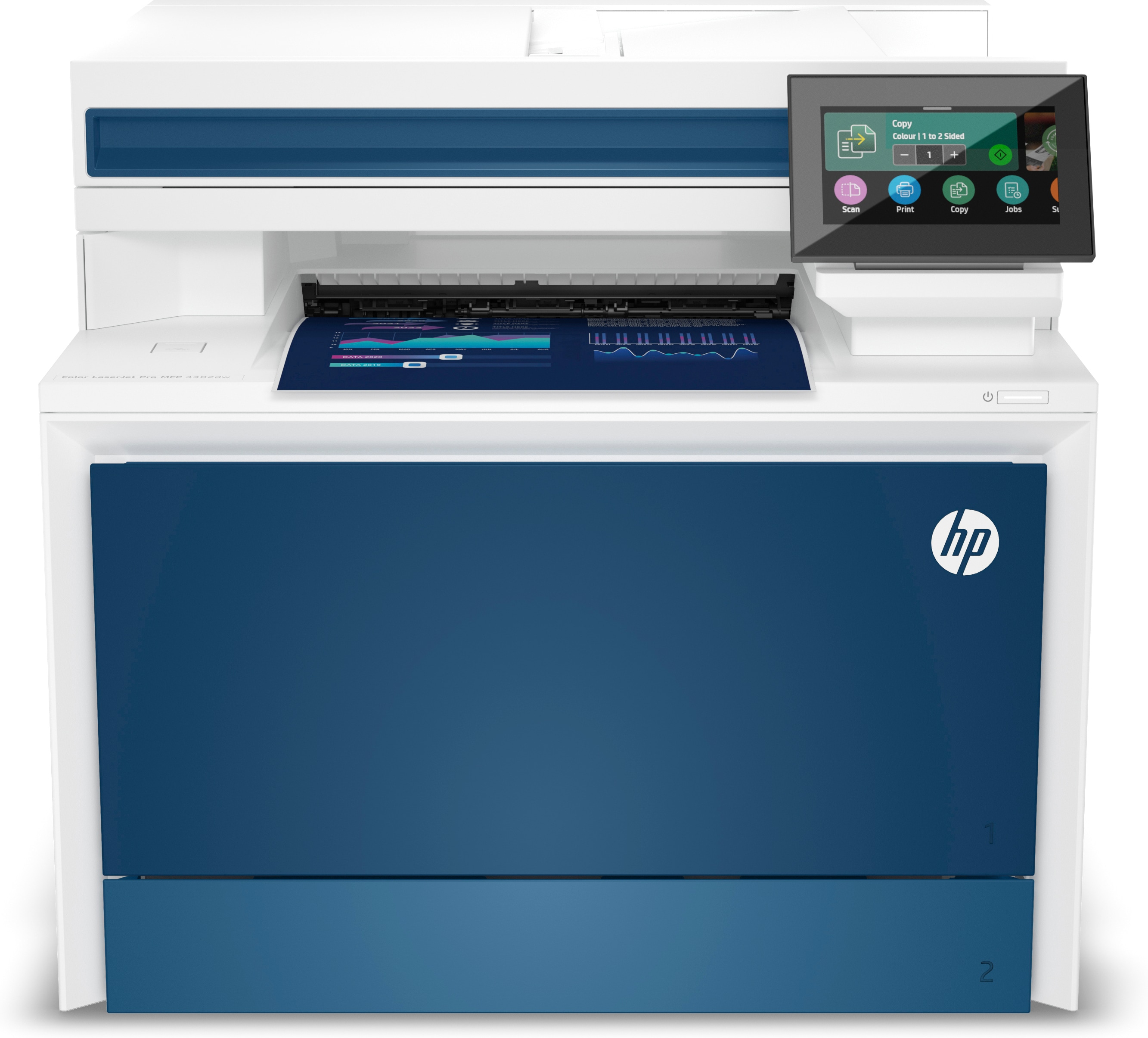 HP Color LaserJet Pro MFP 4302dw All-in-One Printer - A4 Color Laser, Print/Copy/Scan, Automatic Document Feeder, Auto-Duplex, LAN, WiFi, 33ppm, 750-4000 pages per month (replaces M479dw)