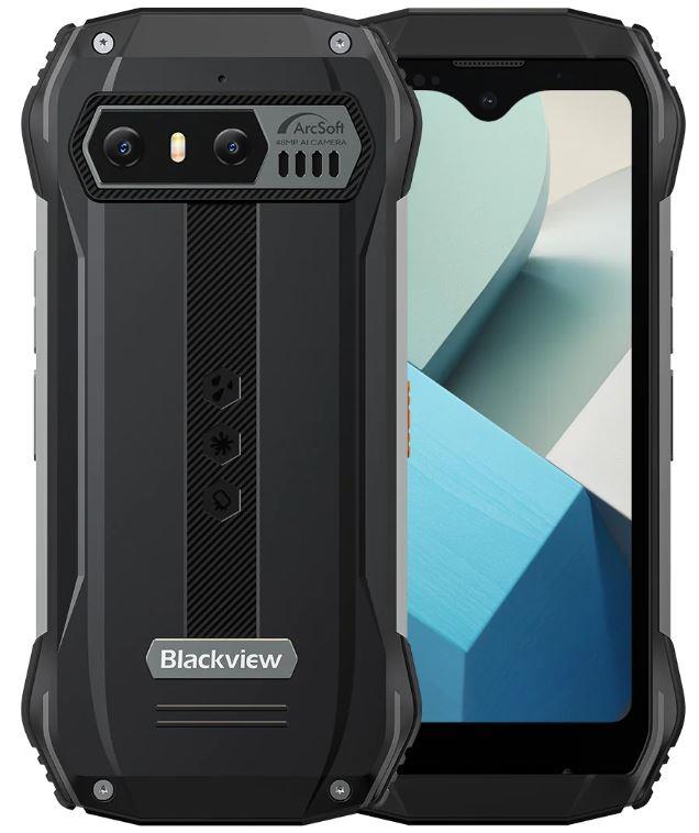 Vastupidav nutitelefon Blackview N6000 musta korpusega