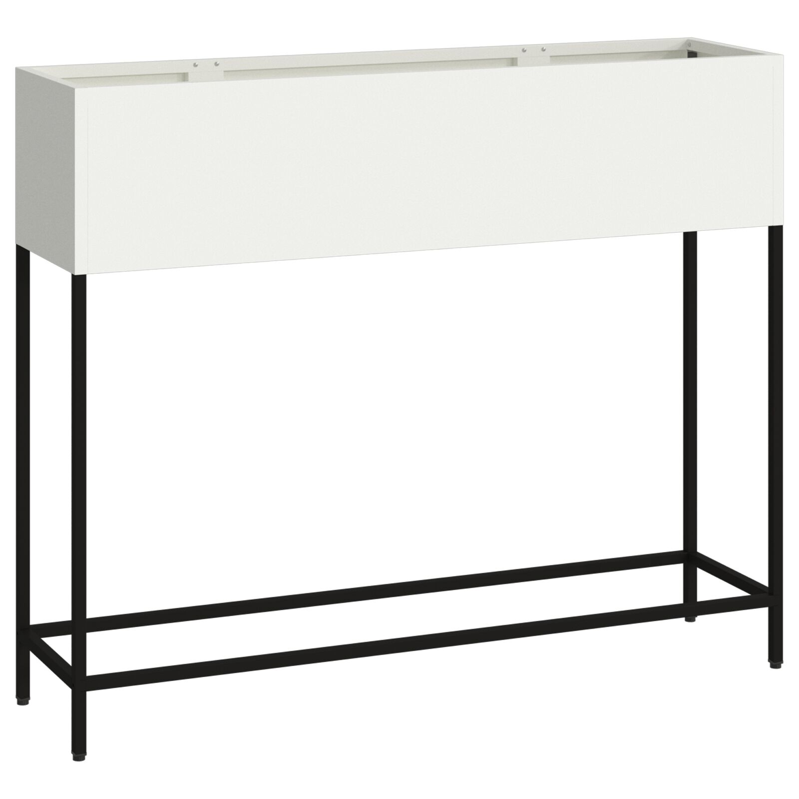 Tõstetud Aednik 100x26x82 cm Valge Teras