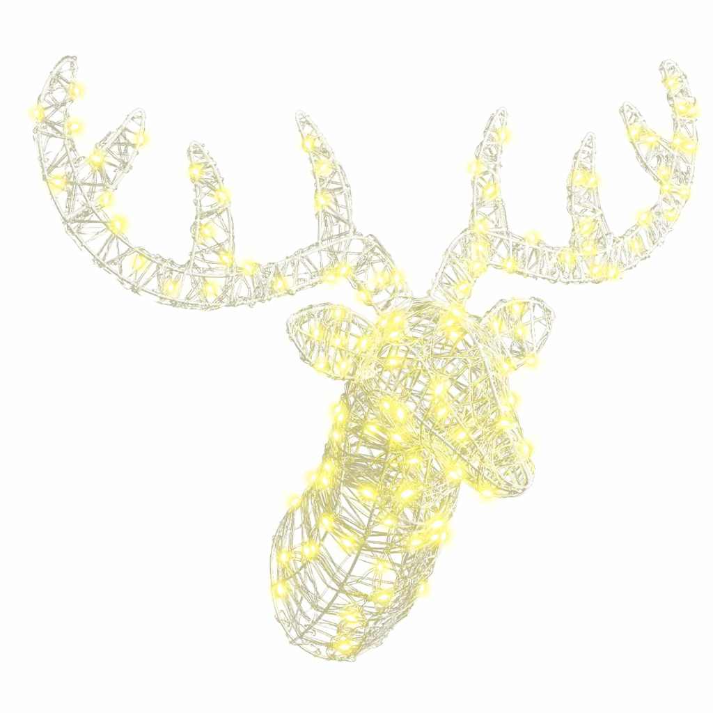 Põdra Pea Soe valge 60 cm Akrüül