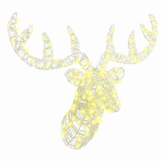 Põdra Pea Soe valge 60 cm Akrüül