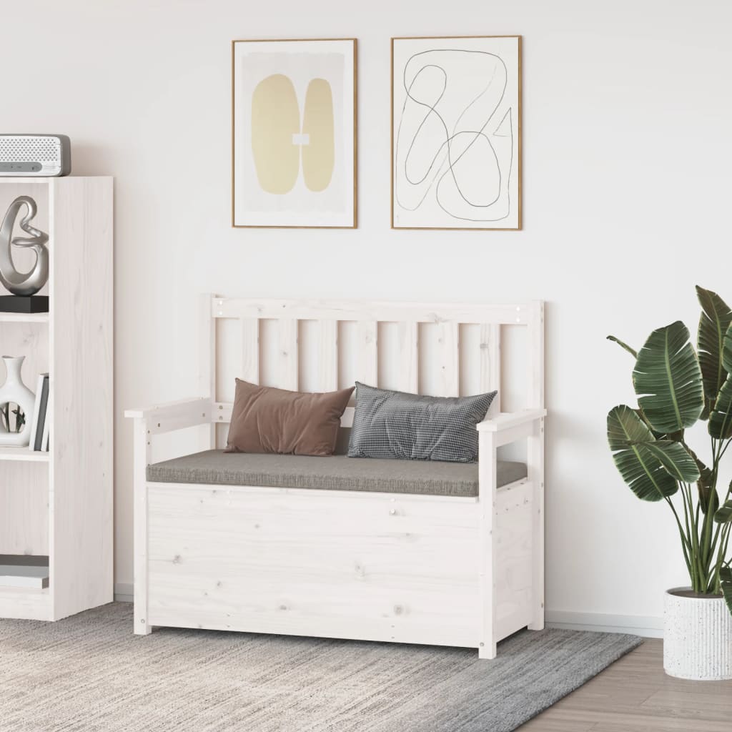 Деревянная скамья розовая, белая, 112,5 x 51,5 x 96,5 см, сосна