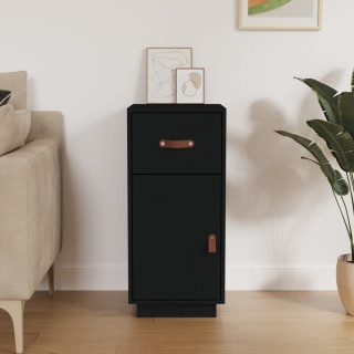 Буфет, черный, 34x40x75 см, сосна