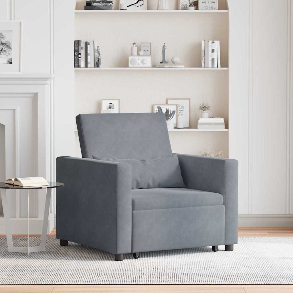 Üksik diivanivoodi ratastega Tumehall 90 x 165 x 87 cm Samet