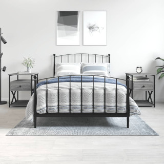 öökapid 2 tk, hall Sonoma tamm, 40 x 42 x 55 cm, tehispuit