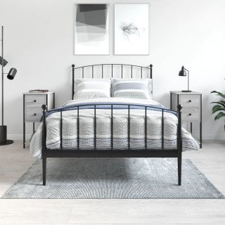 Тумбочки прикроватные 2 шт, серый дуб Сонома, 32 x 42 x 70 см, искусственное дерево