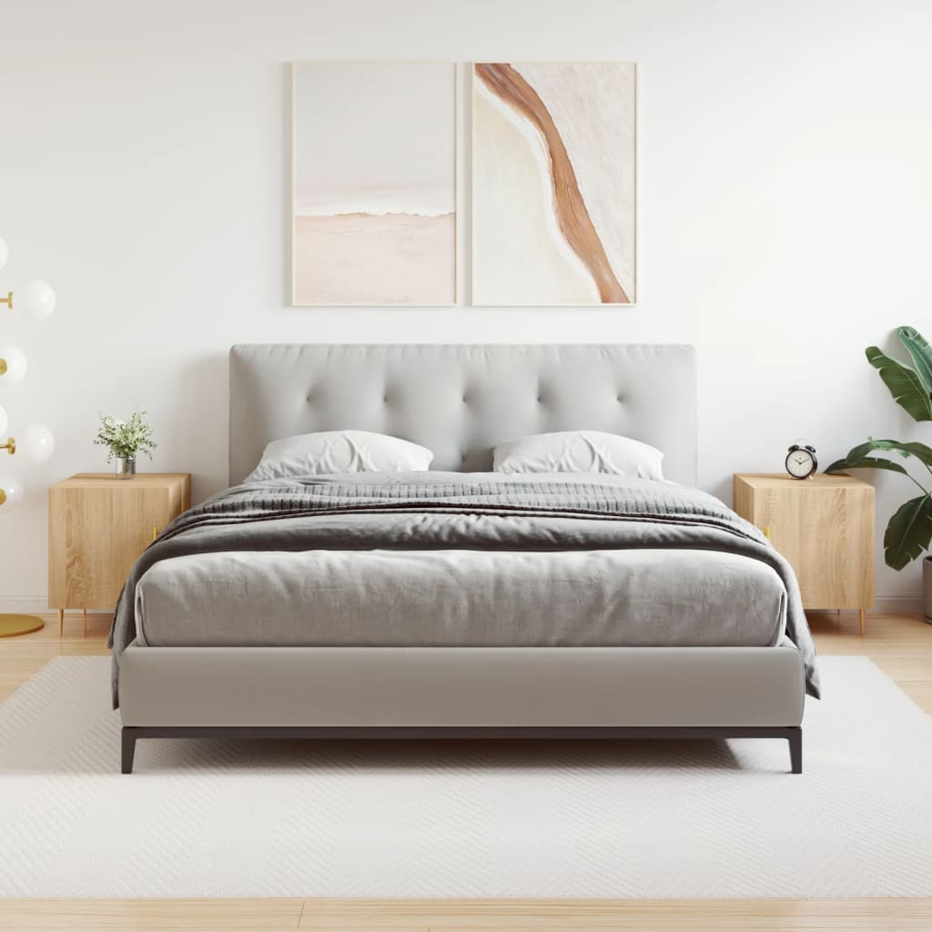 Тумбочки прикроватные 2 шт, дуб Сонома, 40 x 40 x 50 см, искусственное дерево