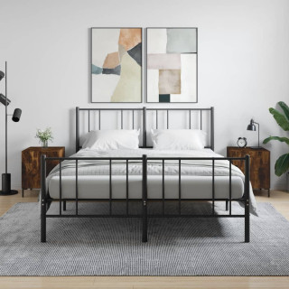 Прикроватные тумбочки 2 шт, дымчатый дуб, 40 x 40 x 50 см, искусственное дерево