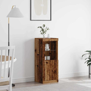 LED-valgustusega külglaud Vanapuit 41x37x100 cm