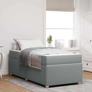 Voodiraam madratsiga madratsiga Helehall 80 x 200 cm kangas