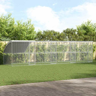 Kanakpuur Hõbedane 800 x 200 x 198.5 cm Tsingitud teras