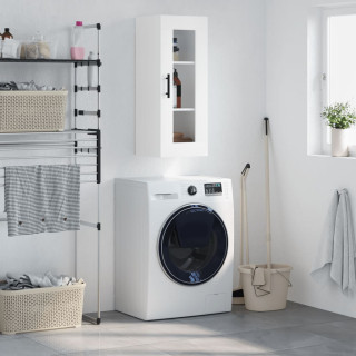 Настенный шкаф, белый, 34,5 x 34 x 90 см