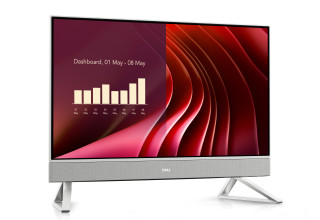 Моноблок Dell 24 All-in-One EC24250/Core 7-150U/16ГБ/1ТБ/23.8 FHD/Intel Graphics/Cam/WLAN + BT/Беспроводные клавиатура и мышь (Nordic)/W11Pro/3 года базовой гарантии на месте
