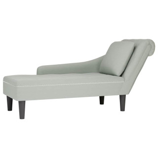 kanapee padja ja parema käetoega helehall samet