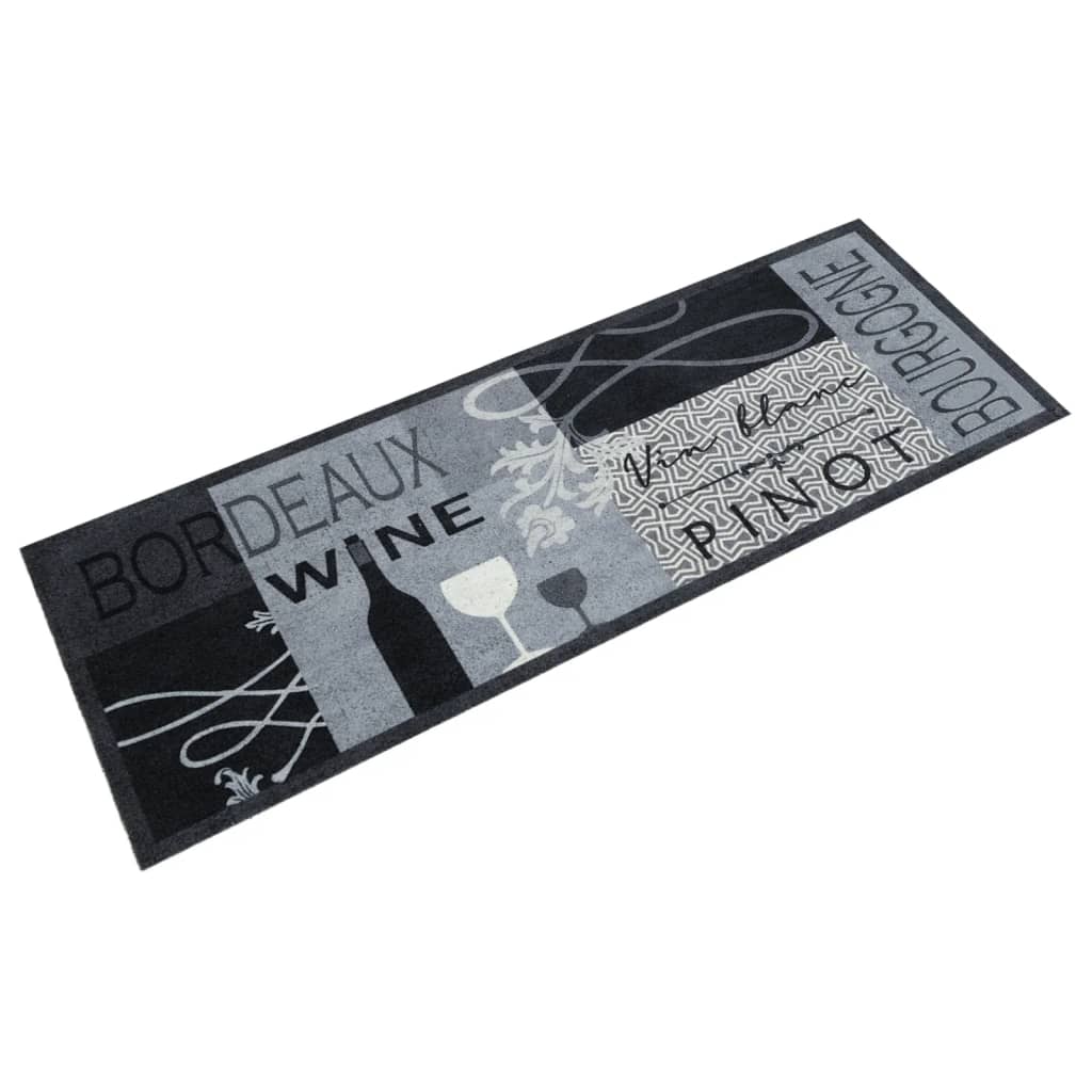 köögivaip, pestav, vein, hall, 45 x 150 cm, samet