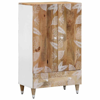 Kõrge kapp 60x33,5x100 cm täispuidust mangopuu