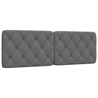 подушка изголовья, темно-серая, 160 см, ткань