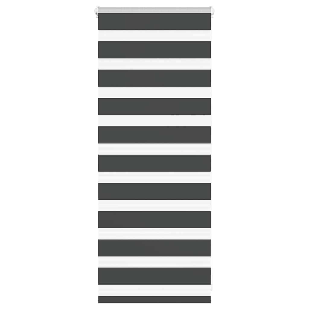 Triibuline ruloo must 65x100 cm kanga laius 60,9 cm polüester