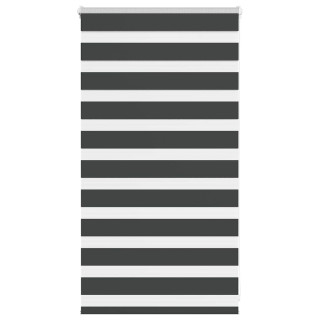 Triibuline ruloo must 85x100 cm kanga laius 80,9 cm polüester