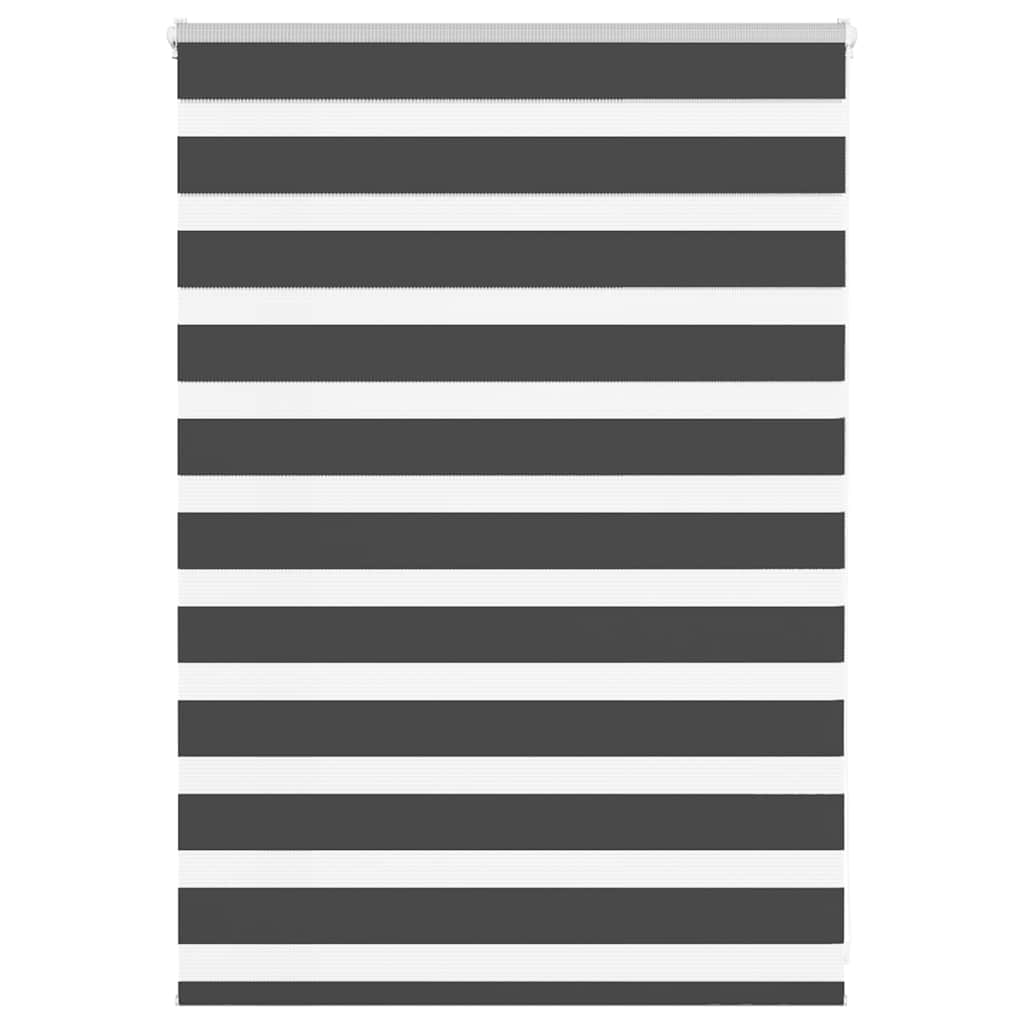 Triibuline ruloo must 95x100 cm kanga laius 90,9 cm polüester