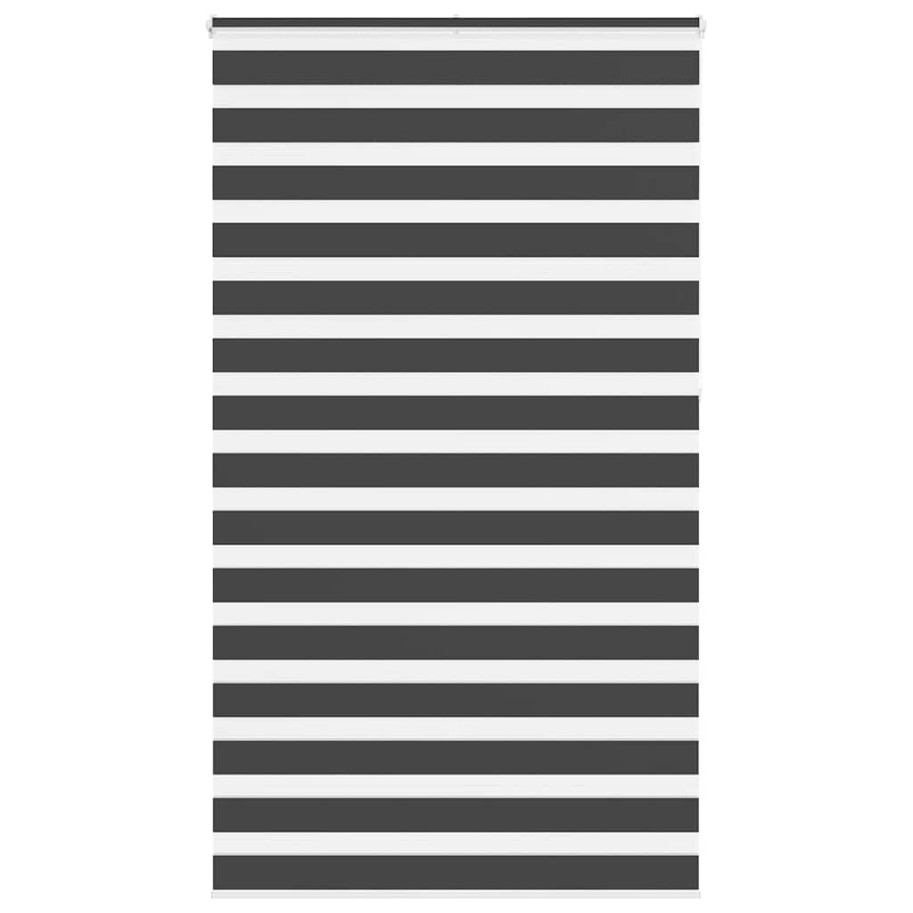 Triibuline ruloo must 130x230 cm kanga laius 125,9 cm polüester