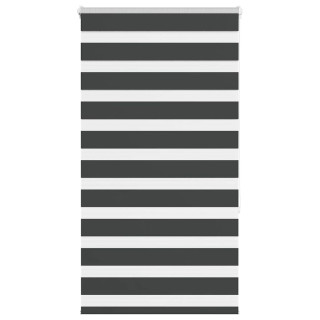 Triibuline ruloo must 90x150 cm kanga laius 85,9 cm polüester