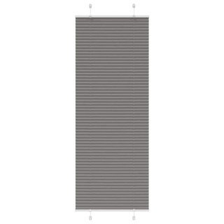 плиссированная штора антрацит 75x200 см ширина ткани 74,4 см