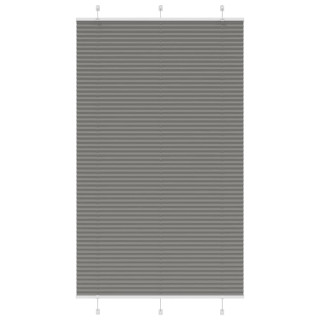 Плиссированная штора антрацит 115x200 см, ширина ткани 114,4 см