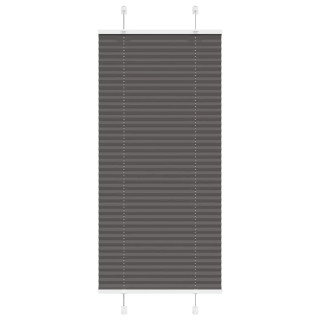 плиссированная штора черная 55x100 см ширина ткани 54,4 см полиэстер