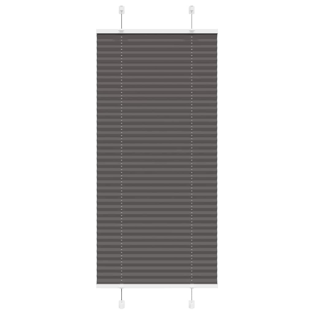 plisseeritud ruloo must 60x100 cm kanga laius 59,4 cm polüester