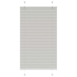 plisseeritud ruloo helehall 80x150 cm kanga laius 79,4 cm