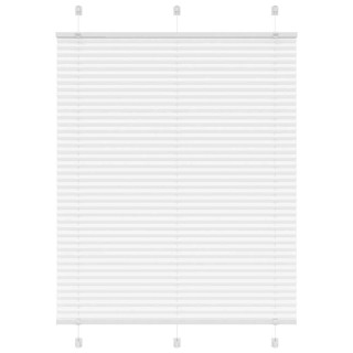 plisseeritud ruloo valge 105x150 cm kanga laius 104,4 cm