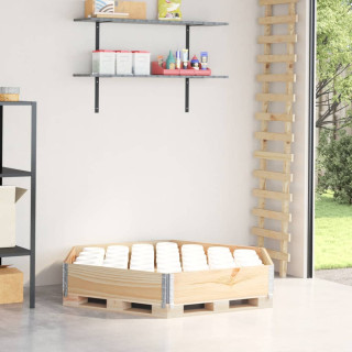 taimekast kuusnurk, 160x160 cm, männipuit