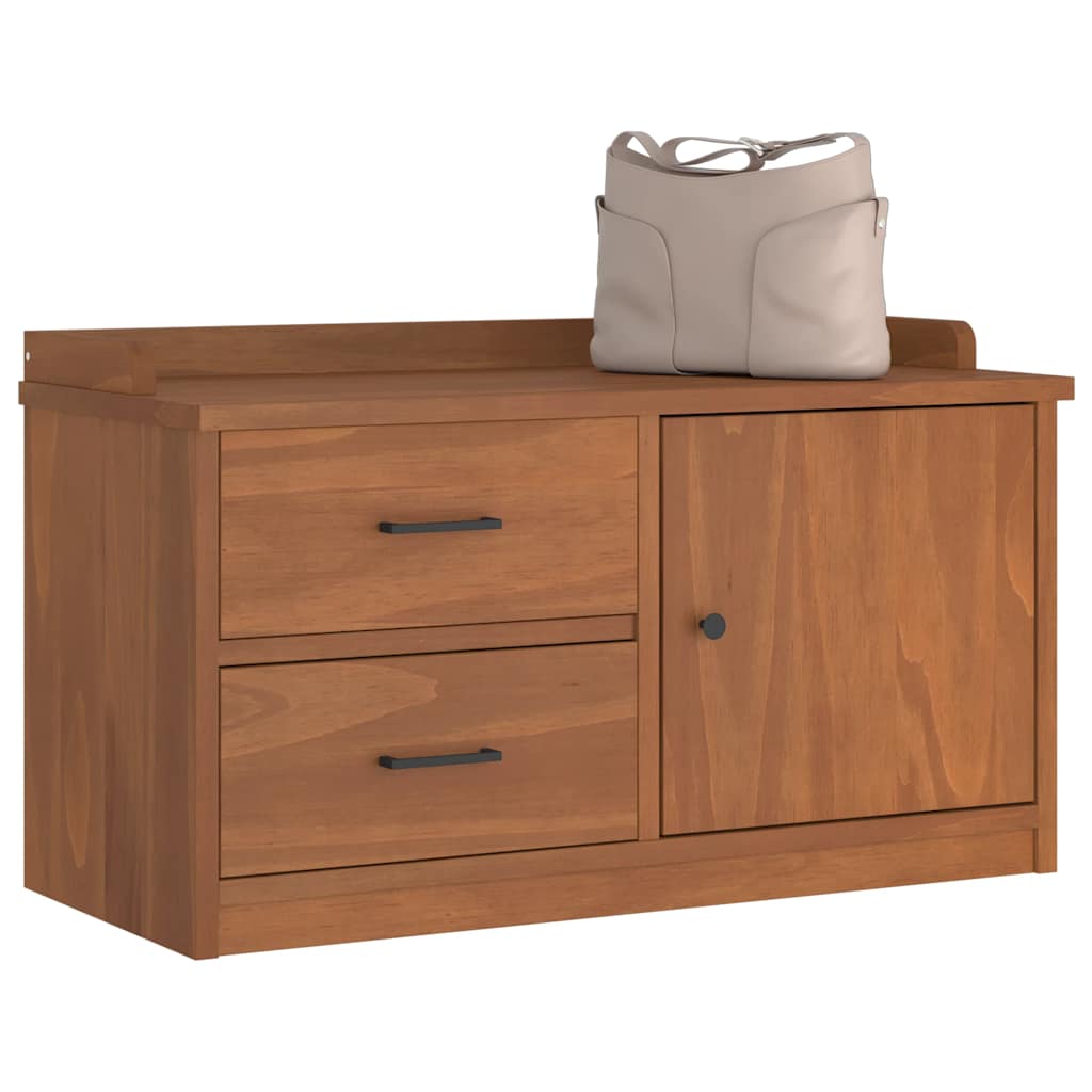 Прихожая скамья SANDNES 87x40x50 см из массива сосны