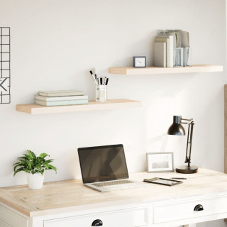 Настенные полки 2 шт 80x23,5x4 см, искусственное дерево