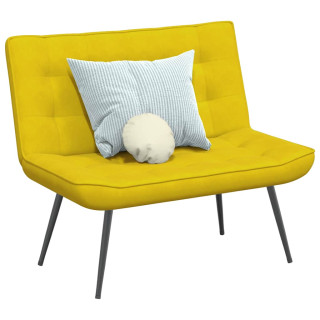 pink, kollane, 110x74x84 cm, samet