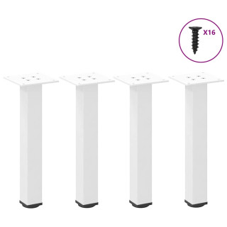 Ножки журнального столика, 4 шт., белые, 42-44 см, сталь